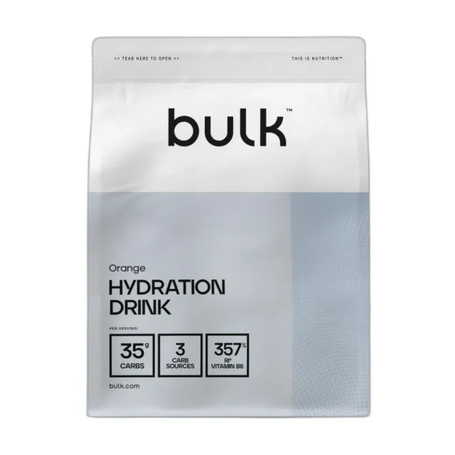 BULK Complete Hydration Drink boisson d’hydratation orange 2,5 kg