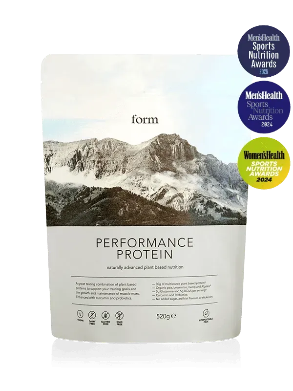 FORM NUTRITION Performance Protein poudre protéinée vegan 30 g curcuma