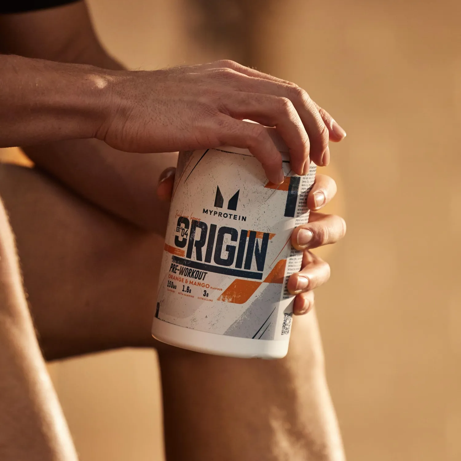 Myprotein Origin Pre-Workout Power pré-entraînement orange mangue 600 g