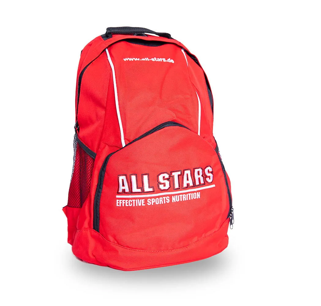 AllStars Rucksack sac à dos de sport rouge noir 45 x 33 x 20 cm