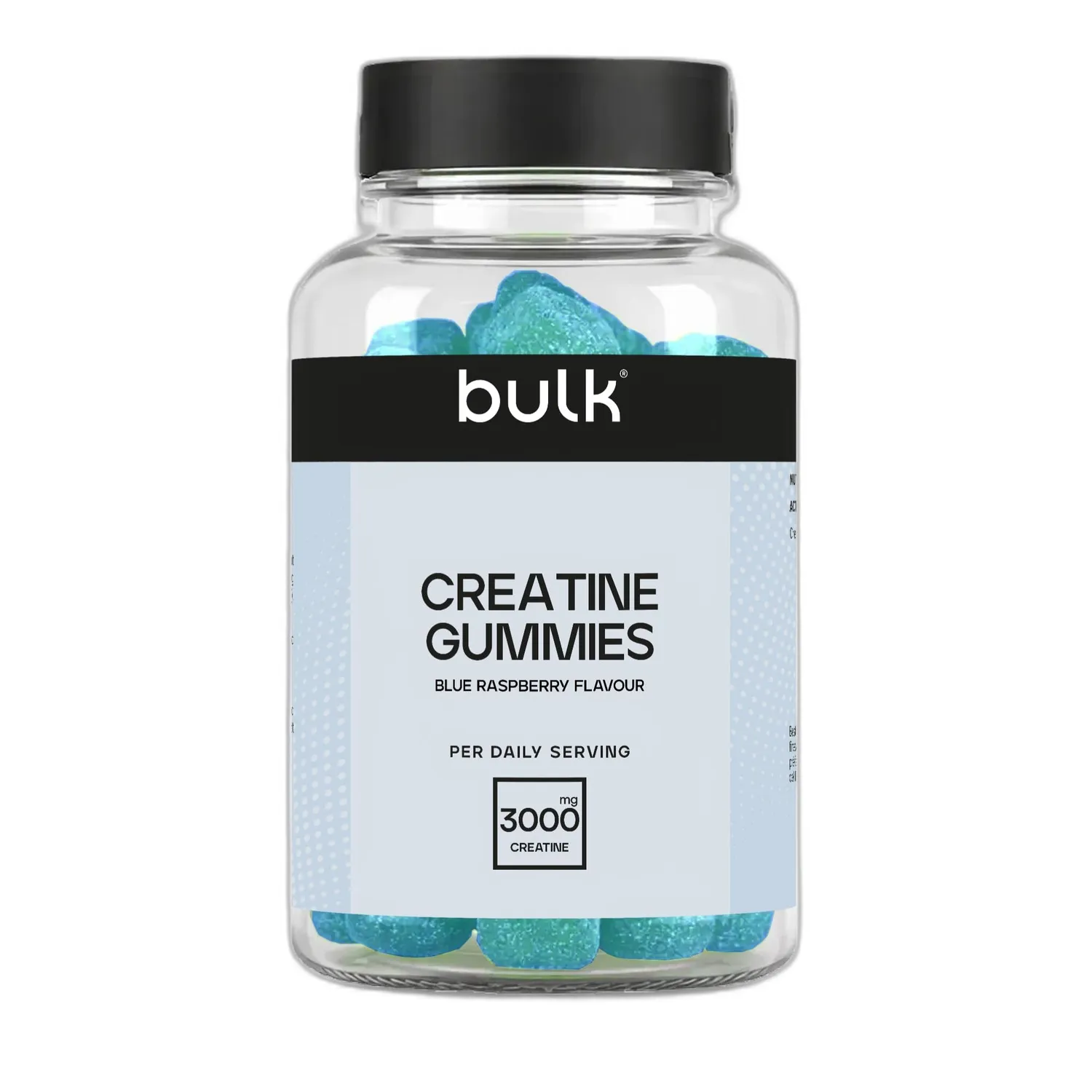 Bulk Gummies créatine pêche 60 gommes 1 g