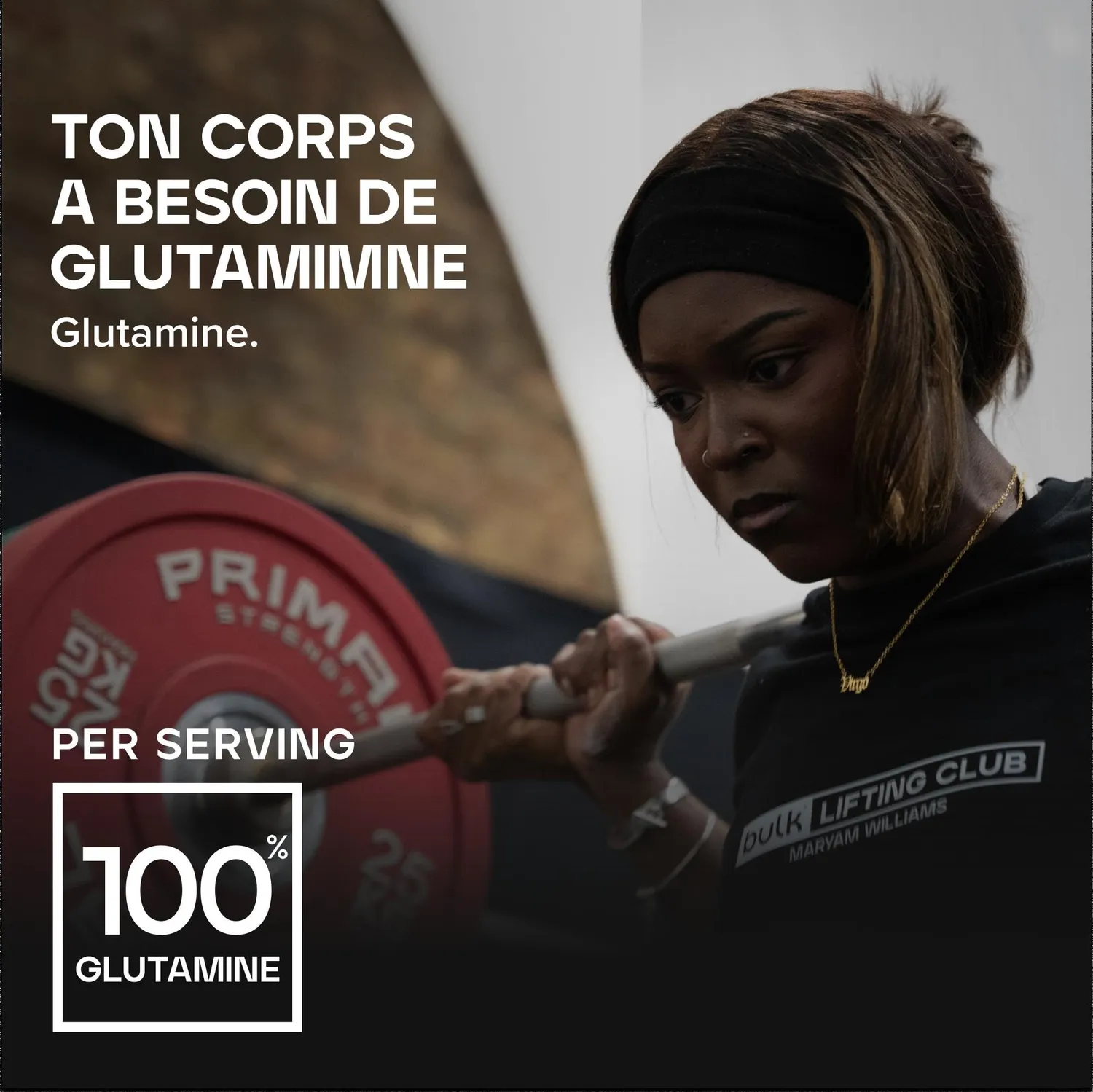 BULK Glutamine en Poudre glutamine nature 500 g pure