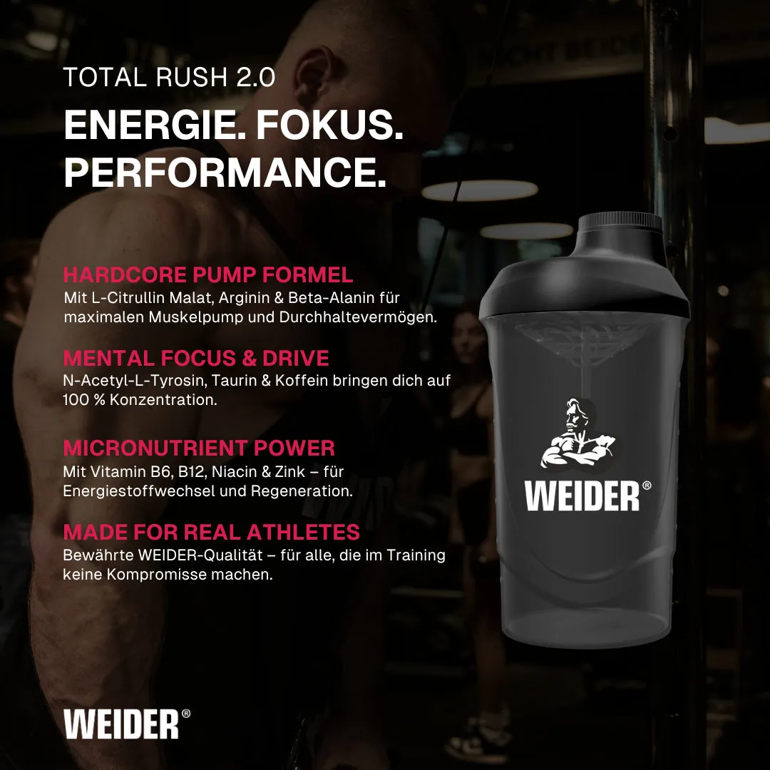 Weider Total Rush 2.0 booster pré-entraînement Orange