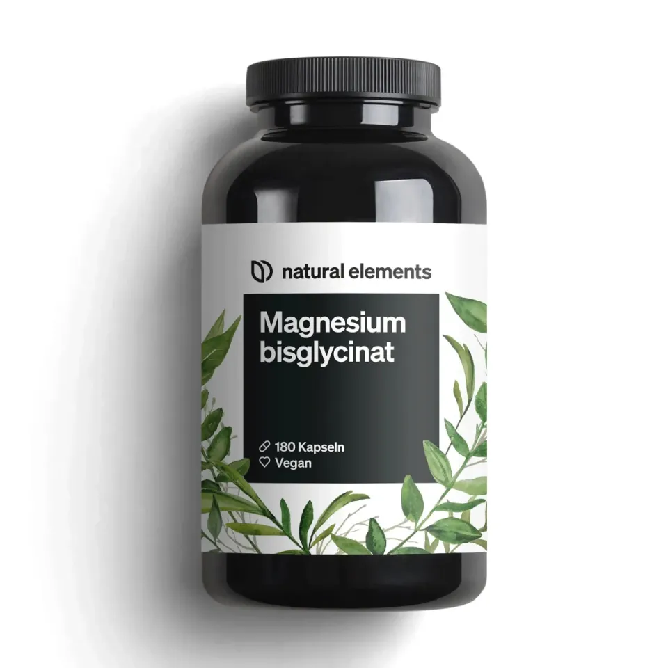 Natural Elements Magnesiumbisglycinat capsules 180 – 300 mg