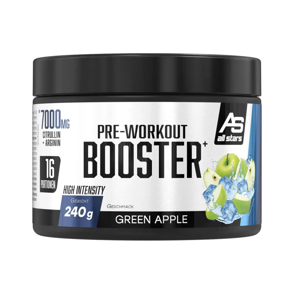 AllStars Pre Workout Booster Extreme booster pré-entraînement Green Apple