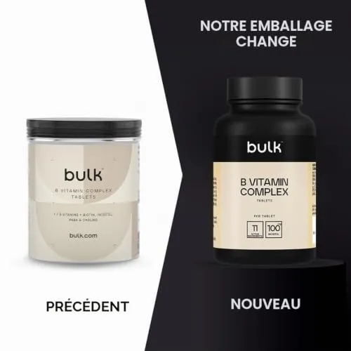 Bulk Complexe Vitamines B comprimés 180 biotine
