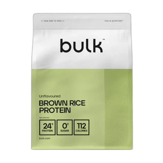 BULK protéine de riz brun poudre 2,5 kg non aromatisée