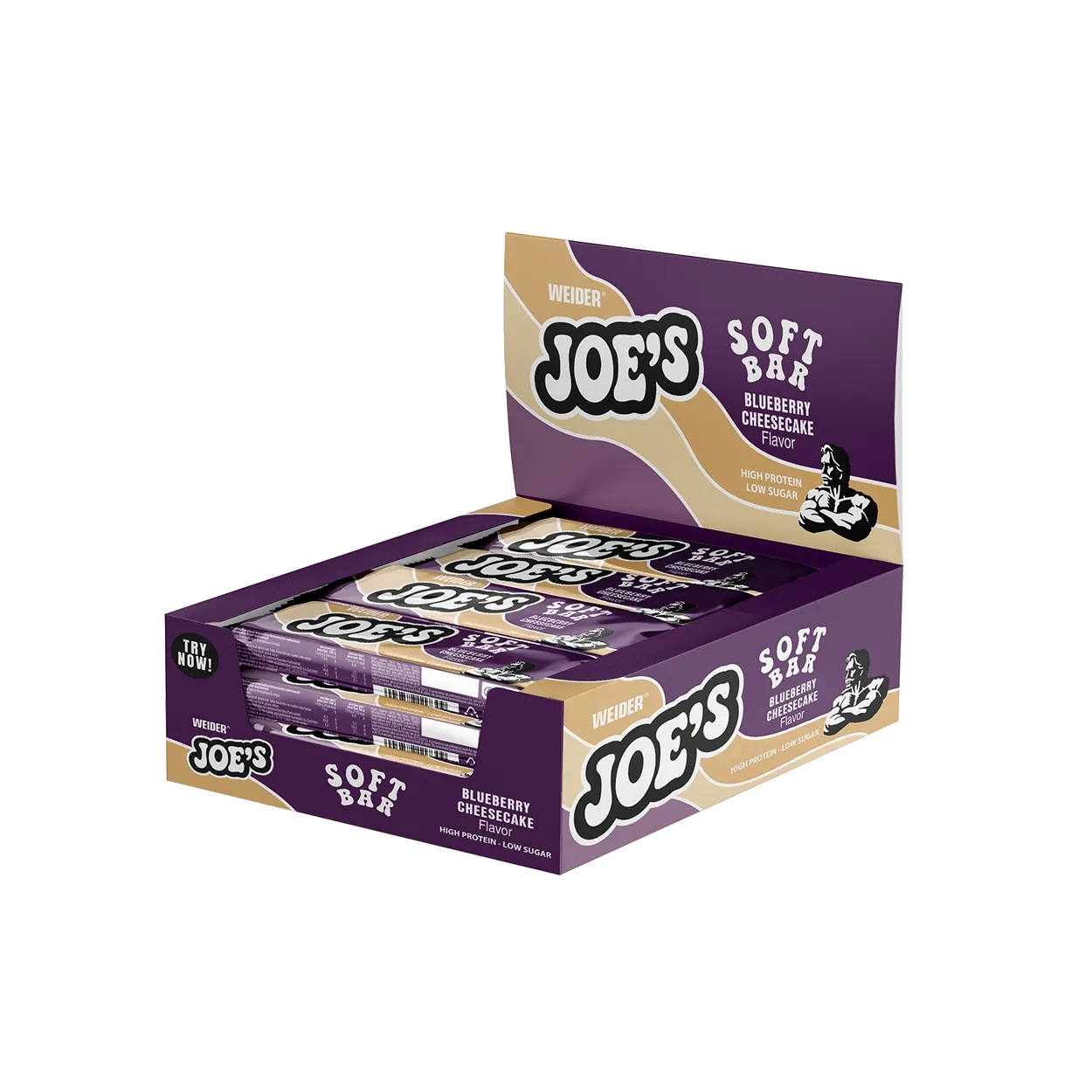 Weider Joe's Soft Protein Bar boîte 12 barres