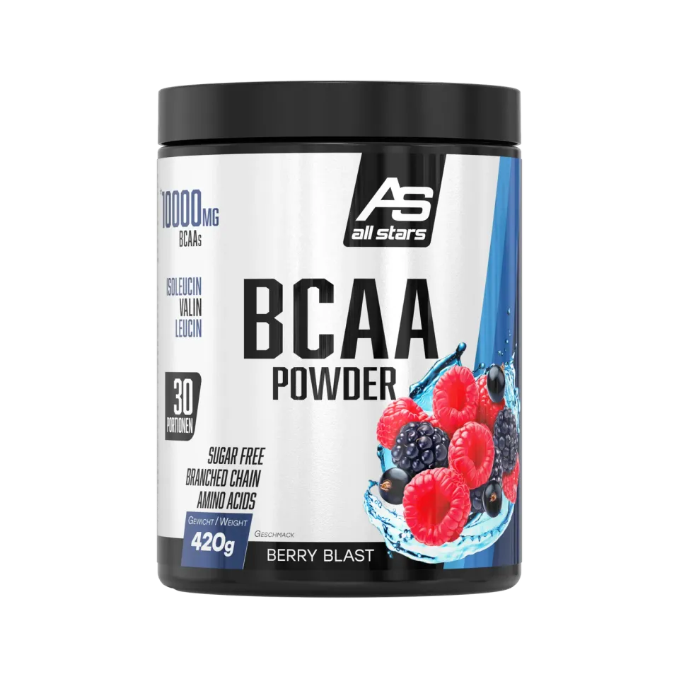 AllStars BCAA Powder poudre 420 g Berry Blast 10 g de BCAA