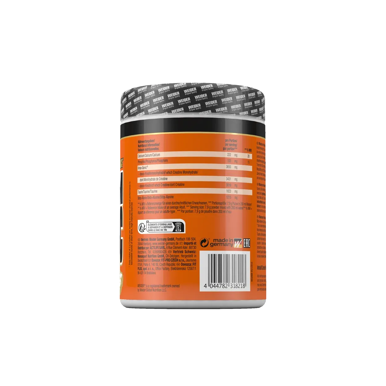Weider Krea-Genic créatine en poudre neutre