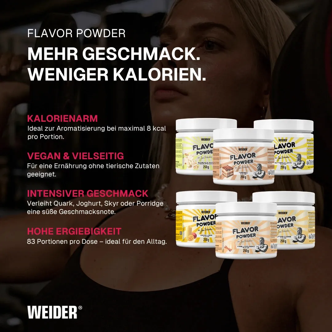 Weider Flavor Powder poudre aromatisante Mango-Lassi 83 portions faible calorie