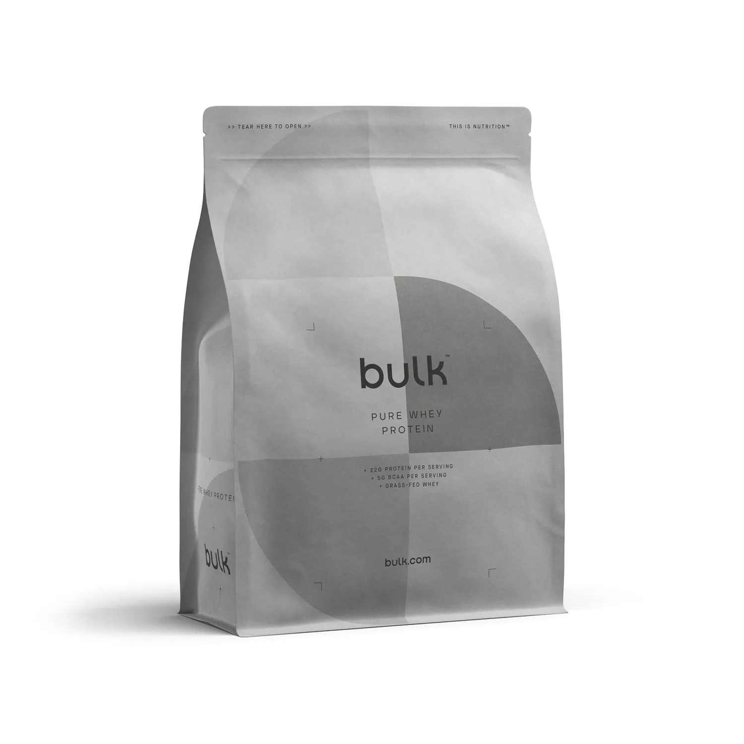 BULK Pure Whey protéine en poudre 1 kg Vanille moins sucrée