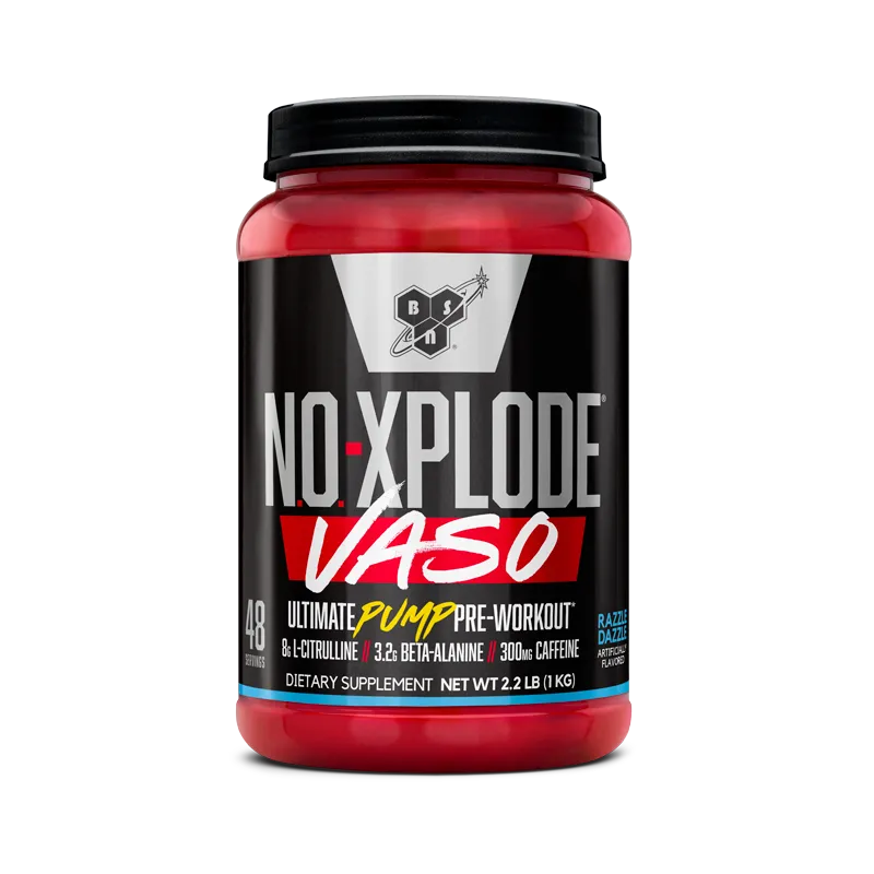 BSN N.O.-Xplode Vaso pré-workout cerise 24 doses congestion