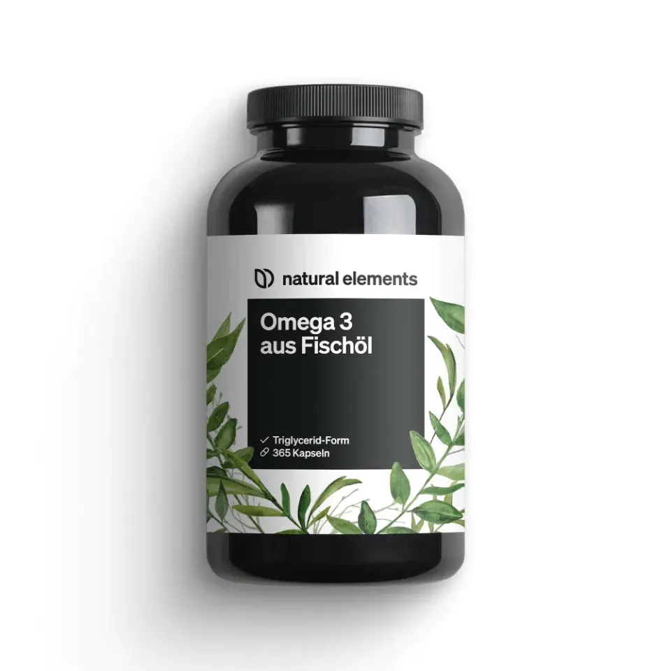 Natural Elements Omega 3 Fischöl Kapseln 365 capsules 6 mois