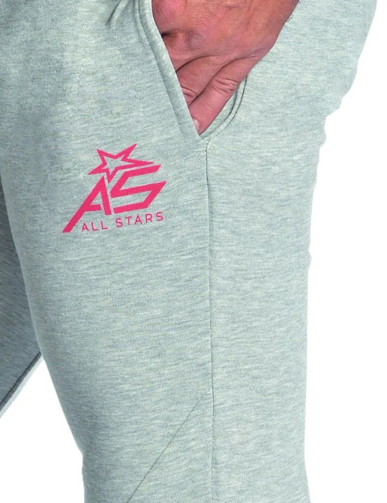 AllStars Trendy pantalon fitness gris-mélange slim fit