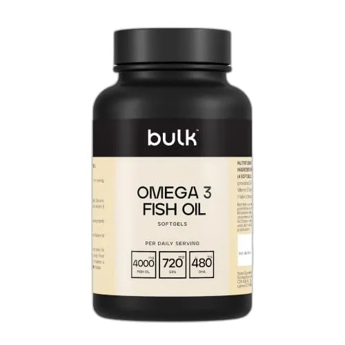 BULK Oméga 3 1000 mg gélules 90 unités EPA DHA