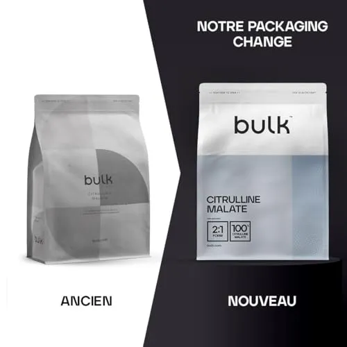 BULK malate de citrulline poudre 500 g ratio 2:1
