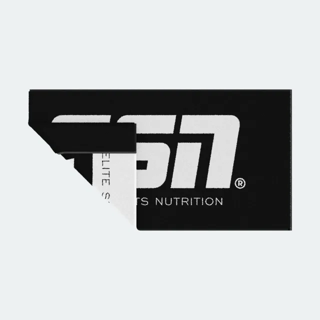 ESN Gym Towel serviette de sport Black/White 50 x 105 cm coton