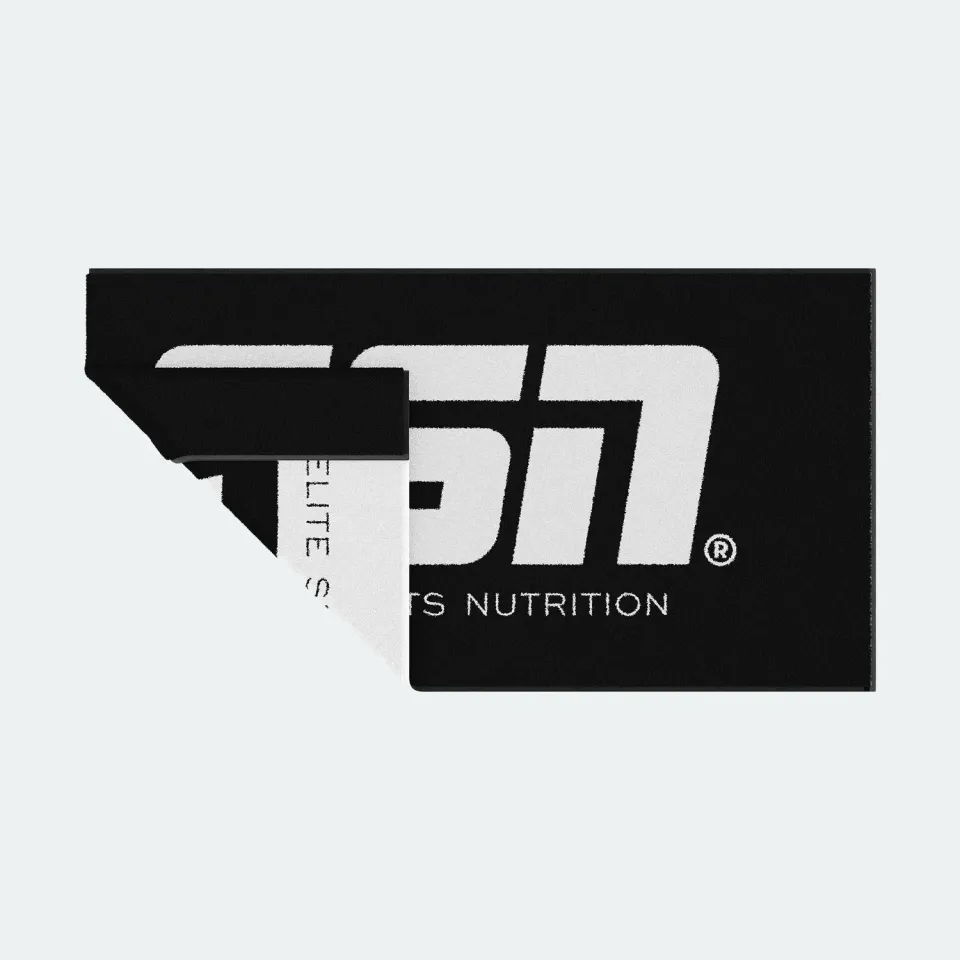 ESN Gym Towel serviette de sport Black/White 50 x 105 cm coton