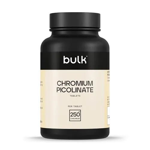 BULK picolinate de chrome 250 mcg comprimés 180 unités