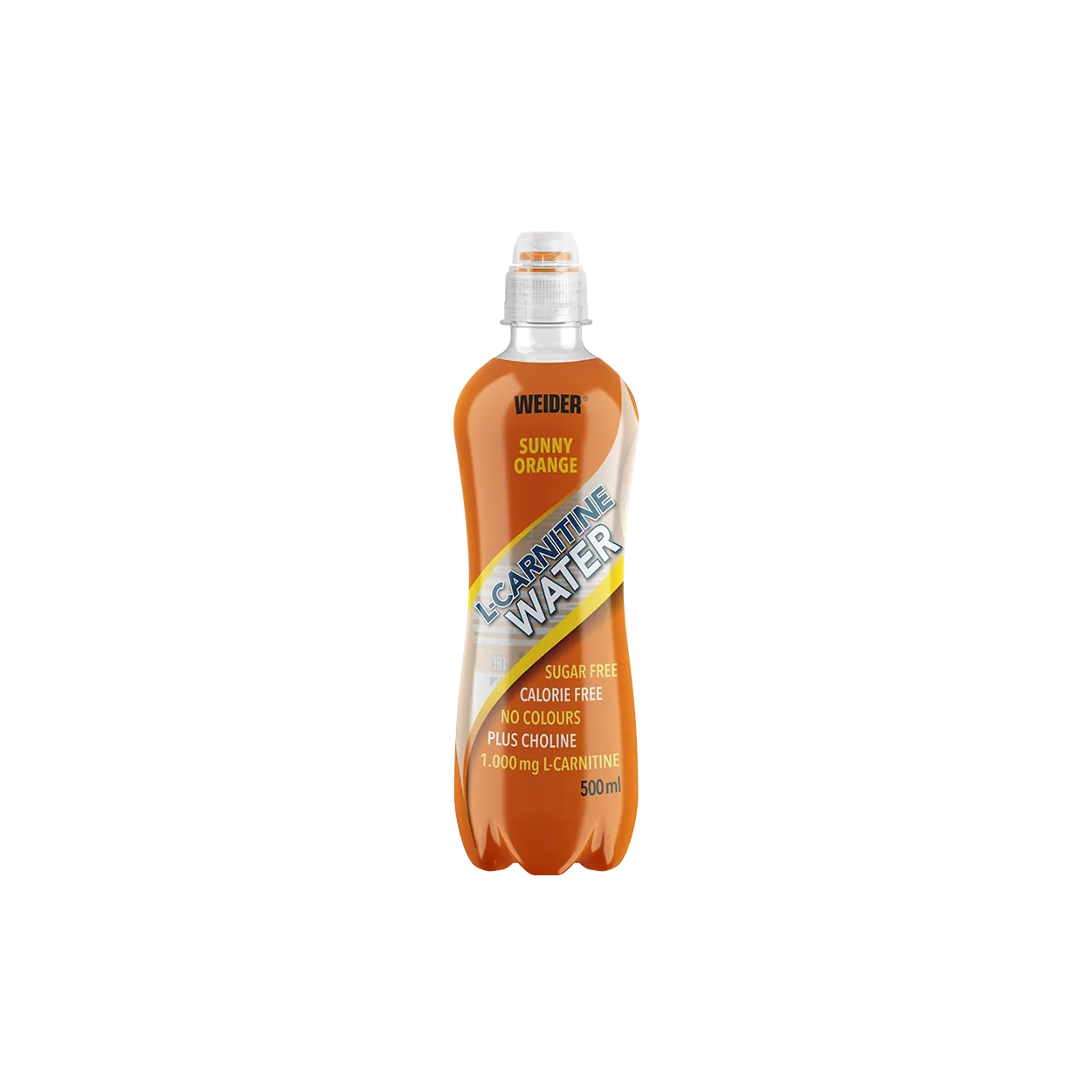 Weider L-Carnitine Water boisson 6 bouteilles orange sans sucre