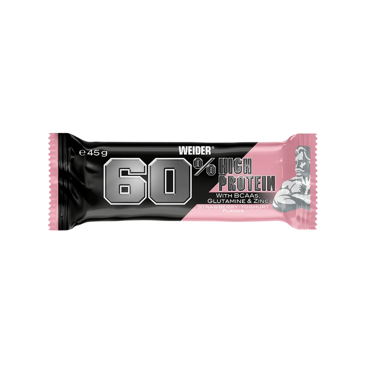 Weider 60% Protein Bar barre protéinée Vanilla-Caramel boîte de 24 riche en protéines