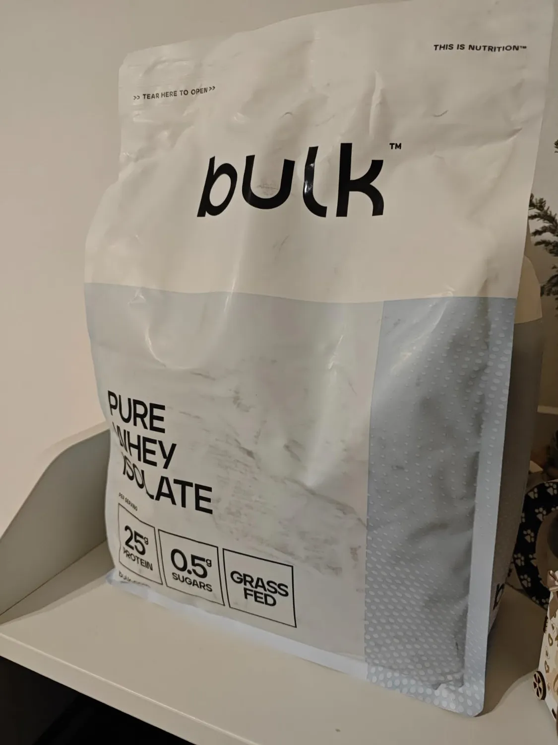 BULK Pure Whey Isolate 90 isolat de whey vanille 1 kg