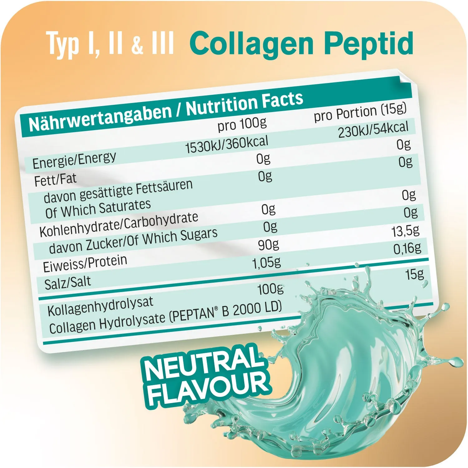 AllStars Collagen Peptides poudre 300 g bovin neutre