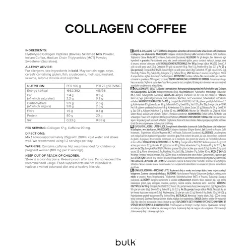 BULK Café au Collagène Latte glacé 500 g caféiné