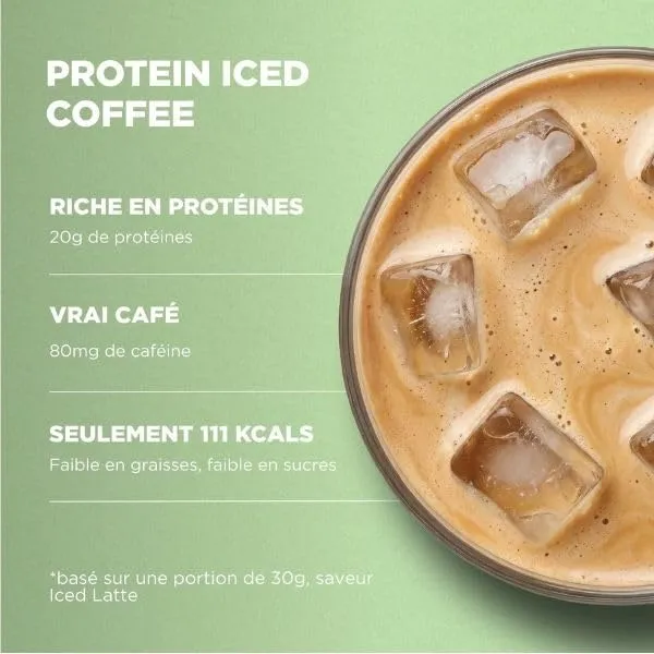 Myprotein Café Glacé Protéiné poudre Vanille Iced Latte 20 doses caféiné