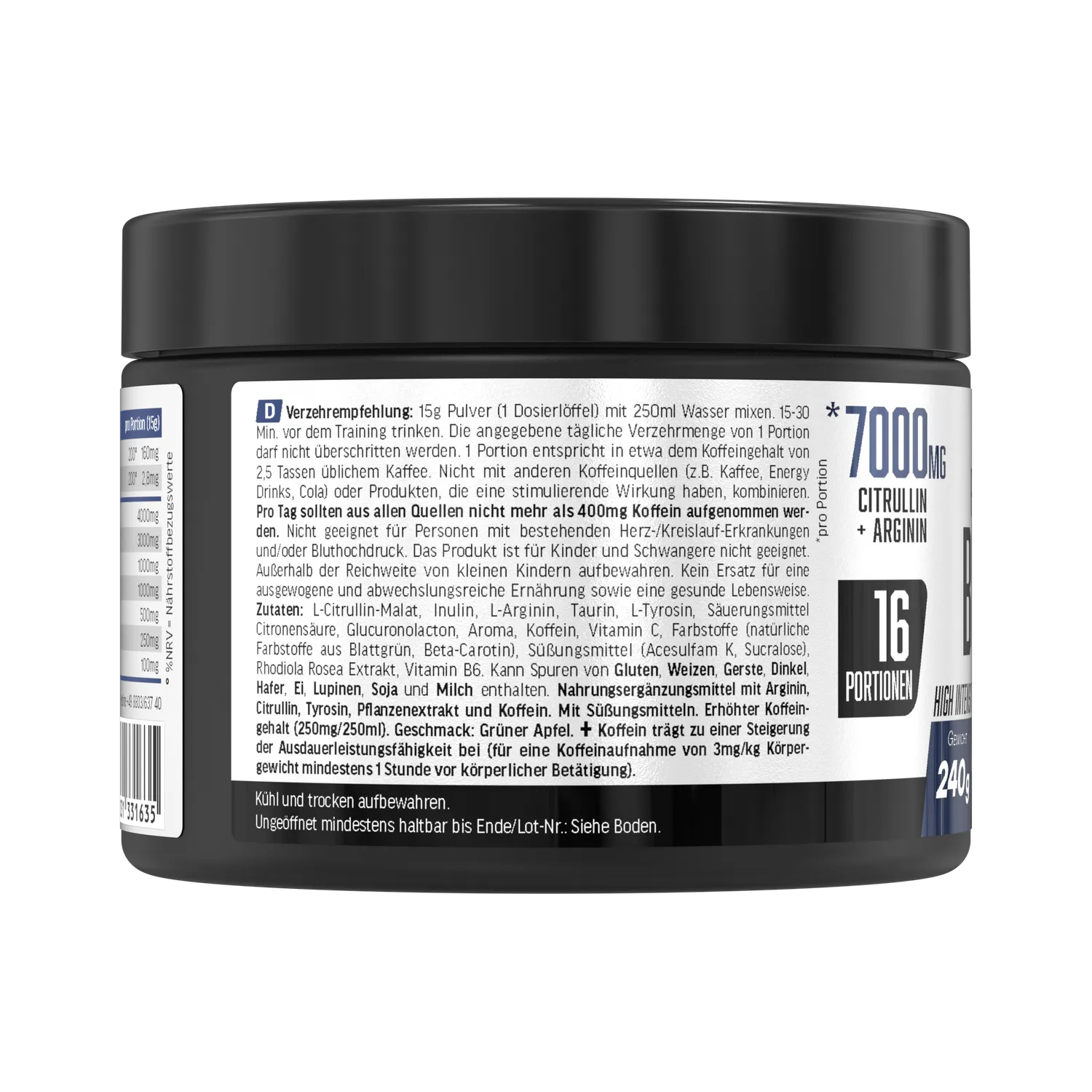 AllStars Pre Workout Booster Extreme booster pré-entraînement Green Apple