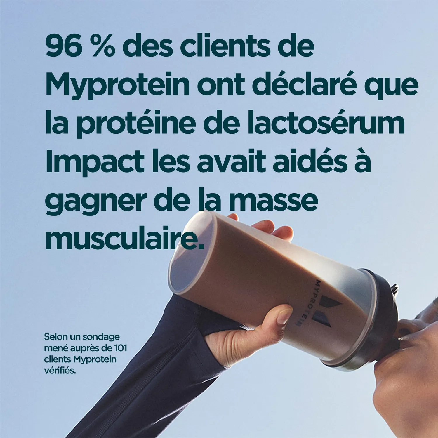 Myprotein Impact Whey Protein protéine whey Vanille 30 portions, 23 g protéines