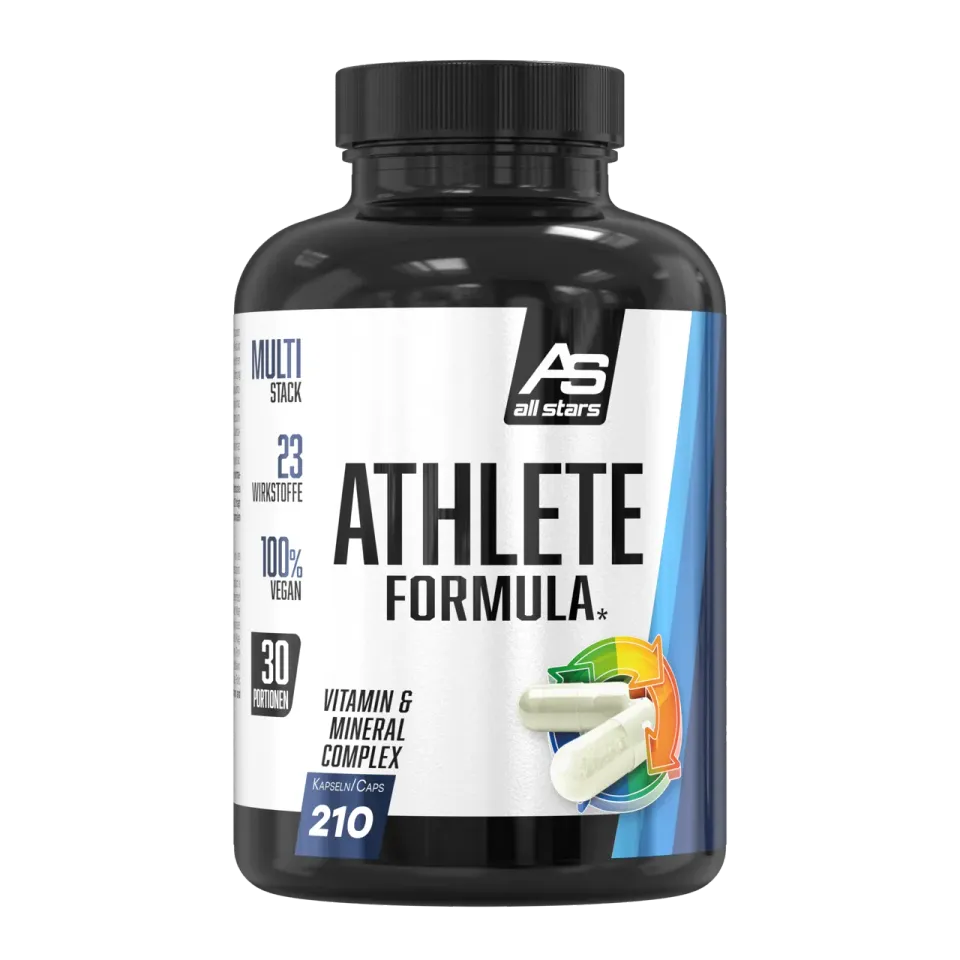 AllStars Athlete Formula gélules 210 unités complexe vitamines vegan