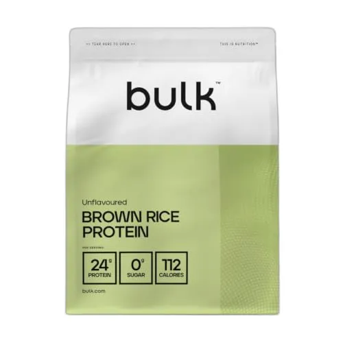 BULK protéine de riz brun poudre 2,5 kg non aromatisée
