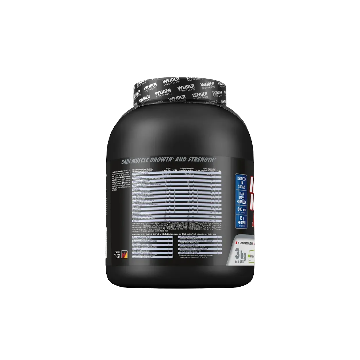 Weider Mega Mass 4000 weight gainer en poudre