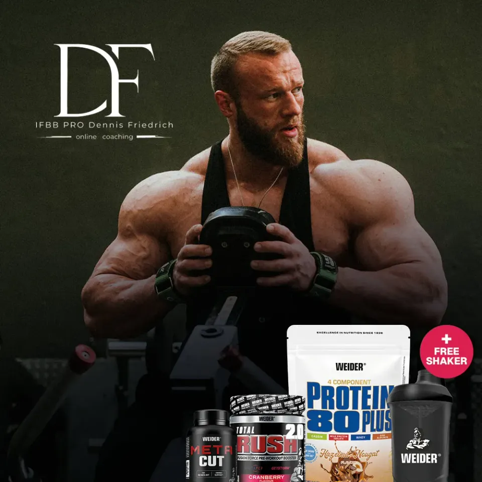 Weider Dennis Prep Bundle pack Total Rush + Protein 80