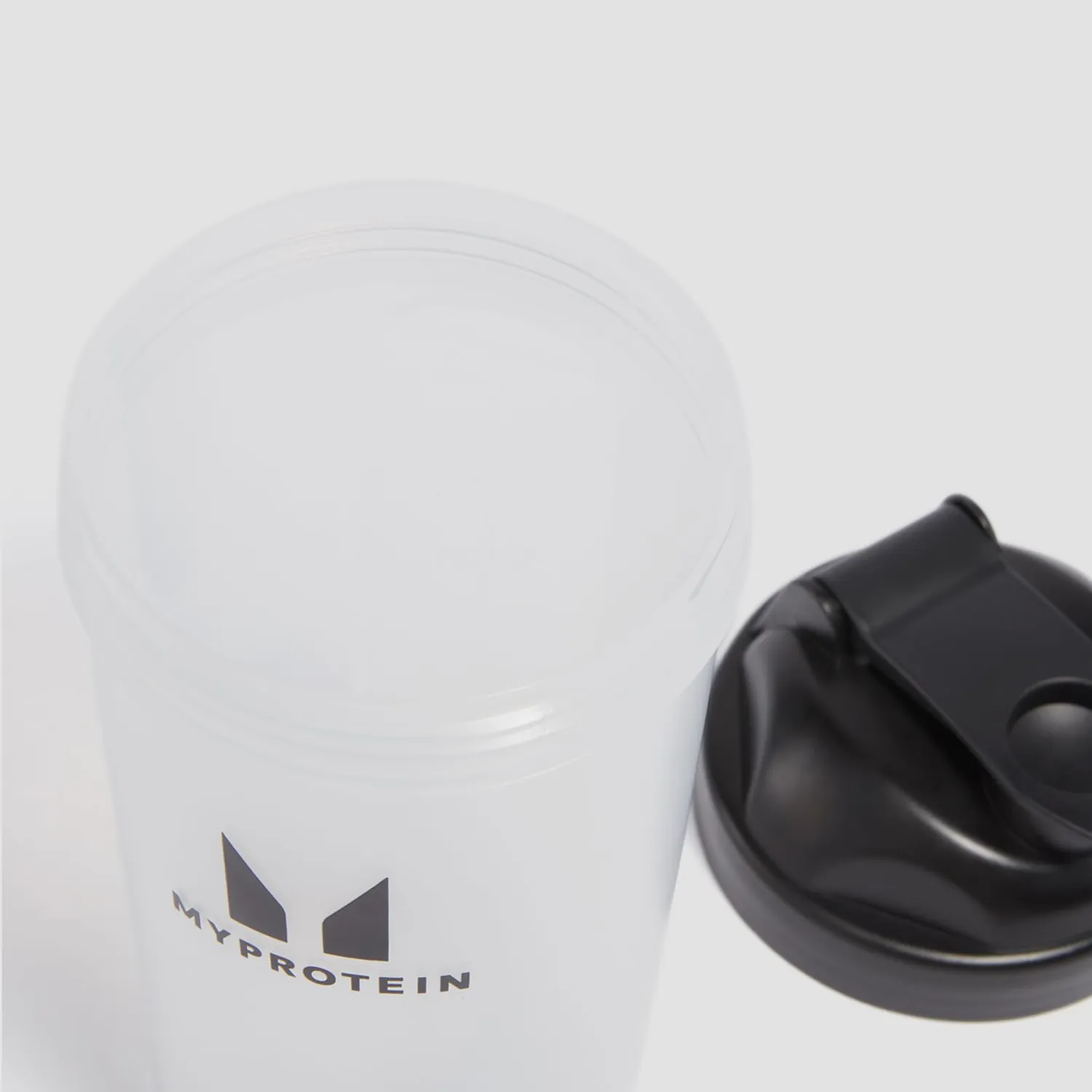 Myprotein Shaker 600 ml transparent noir bille