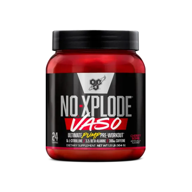 BSN N.O.-Xplode Vaso pré-workout cerise 24 doses congestion