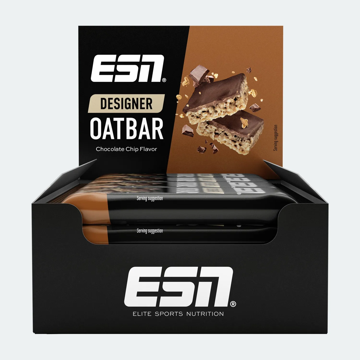 ESN Designer Oatbar barre d’avoine 100 g Chocolate Chip, avoine