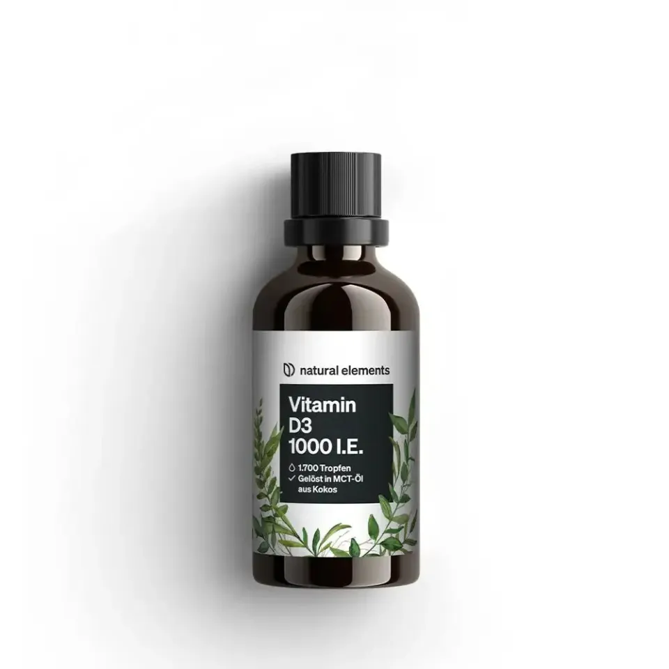 Natural Elements Vitamin D3 1000 I.E. gouttes 50 ml liquide