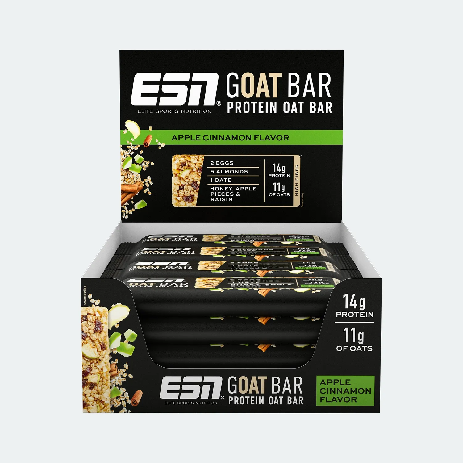 ESN GOAT Bar barre protéinée 12x55g chocolate macadamia