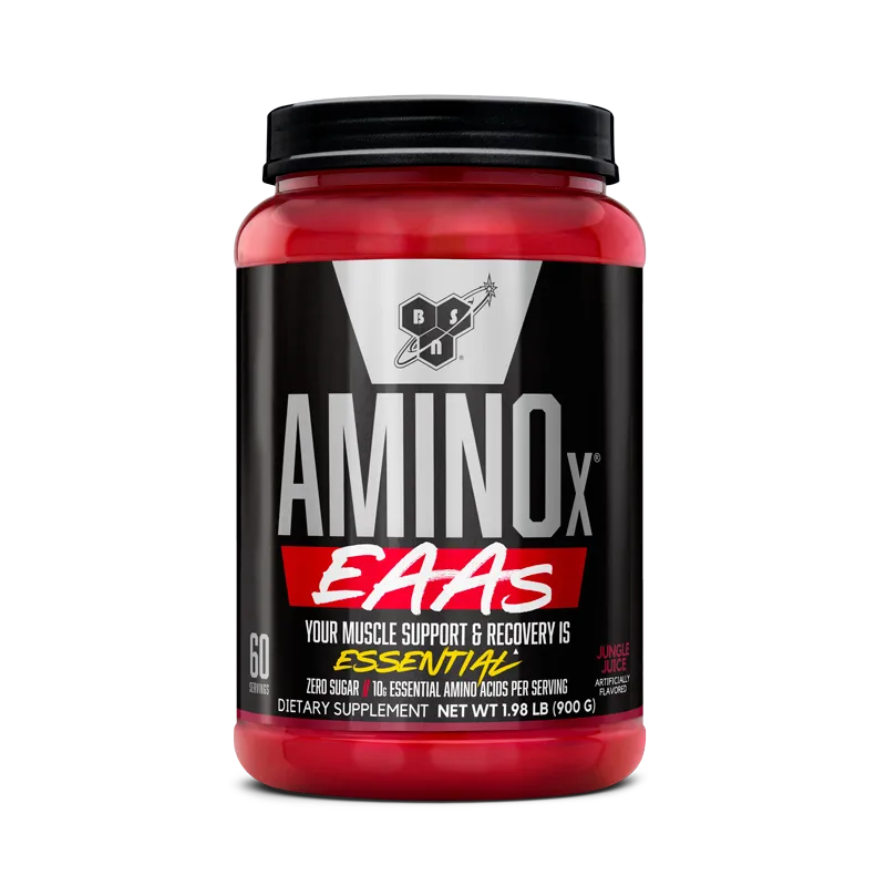 BSN AminoX EAAs acides aminés Fraise Dragon 25 doses