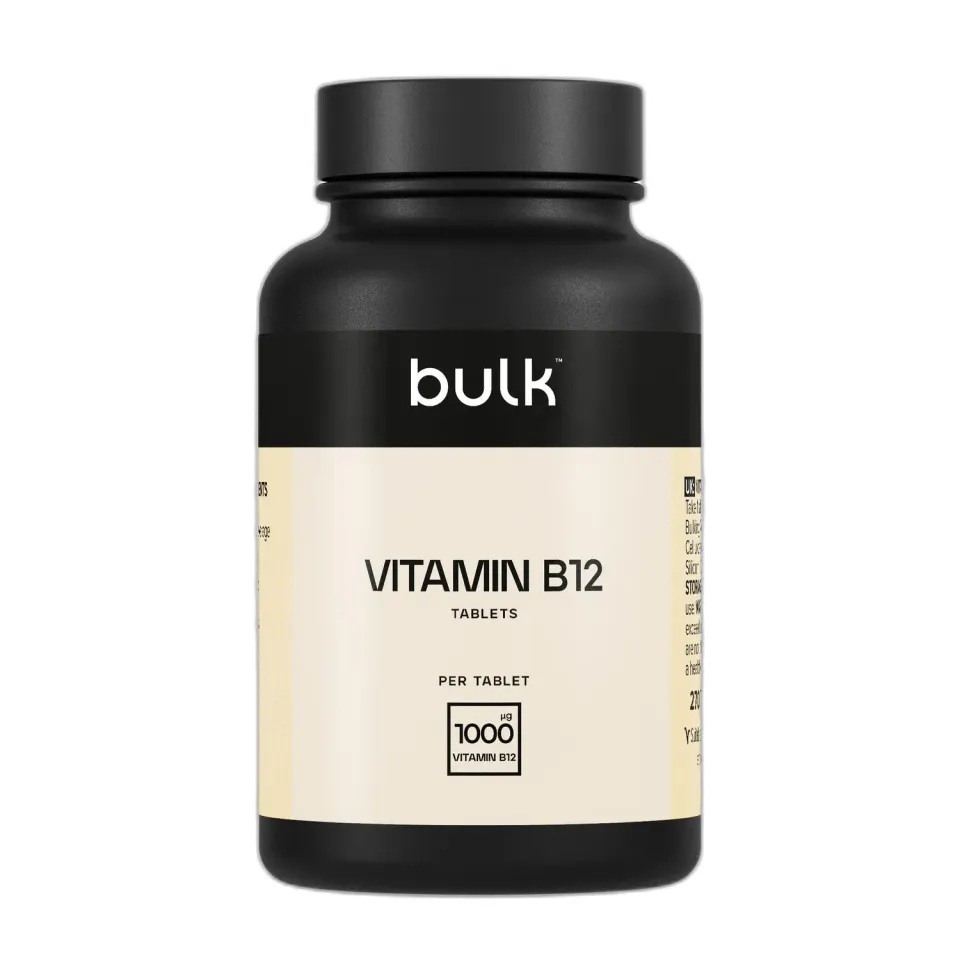 BULK Vitamine B12 comprimés 1000 mcg 60 comprimés haute dose
