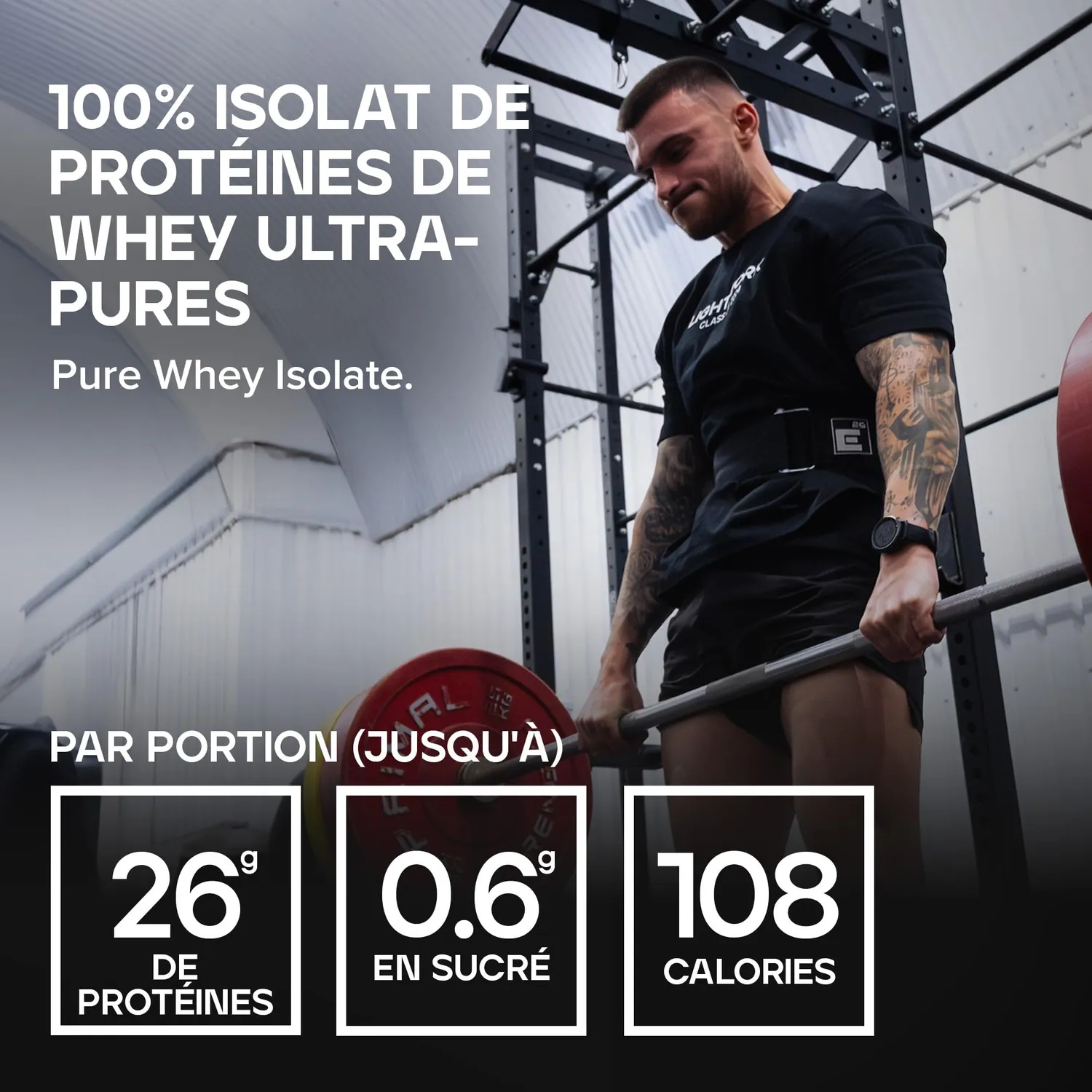 BULK Pure Whey Isolate 90 isolat de whey vanille 1 kg
