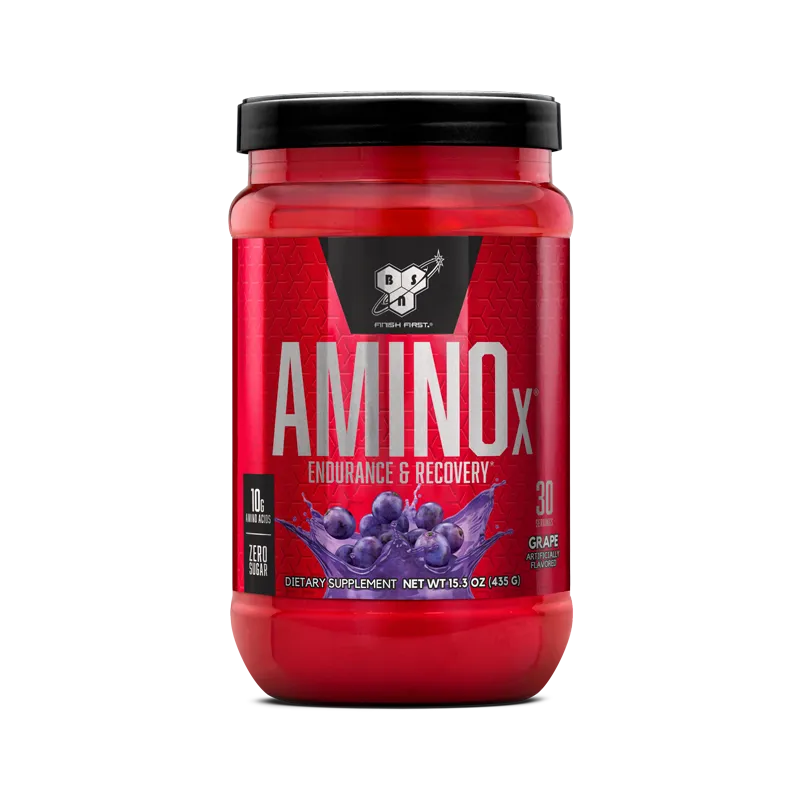 BSN AMINOx BCAA framboise bleue 30 doses sans stimulant