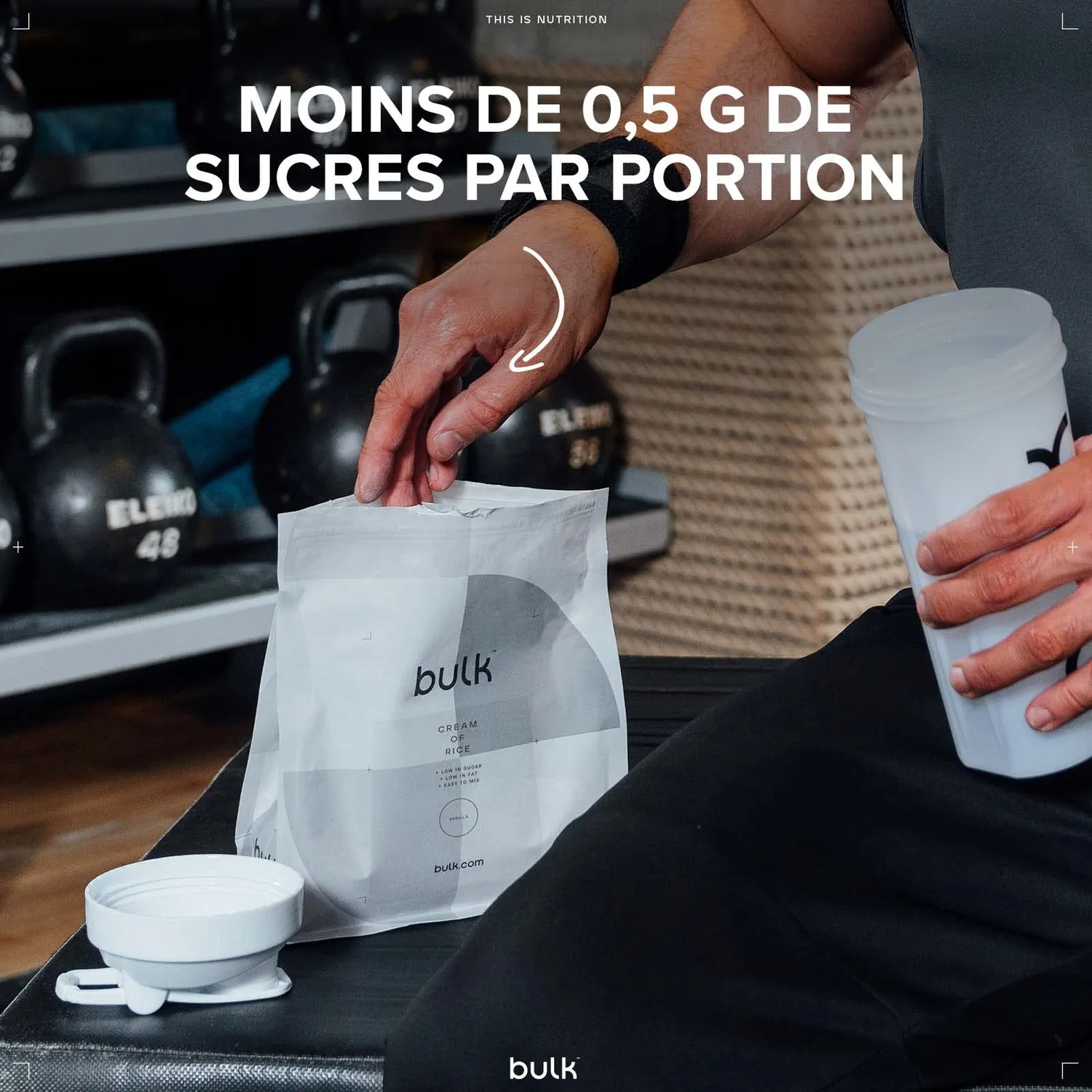BULK Crème de riz vanille 1 kg sans gluten