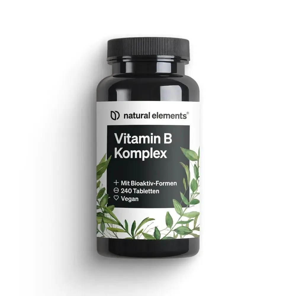 Natural Elements Complexe vitamine B comprimés 240 végan