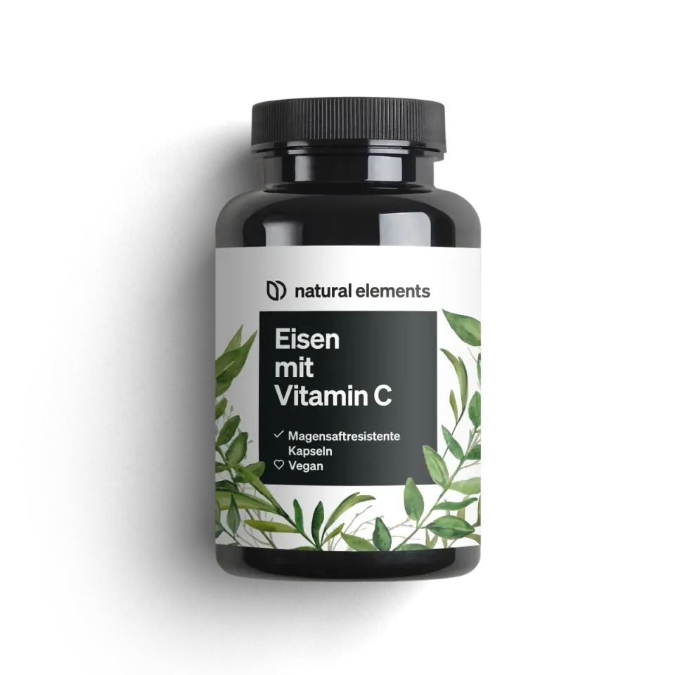Natural Elements Fer avec vitamine C gélules 180 capsules bisglycinate