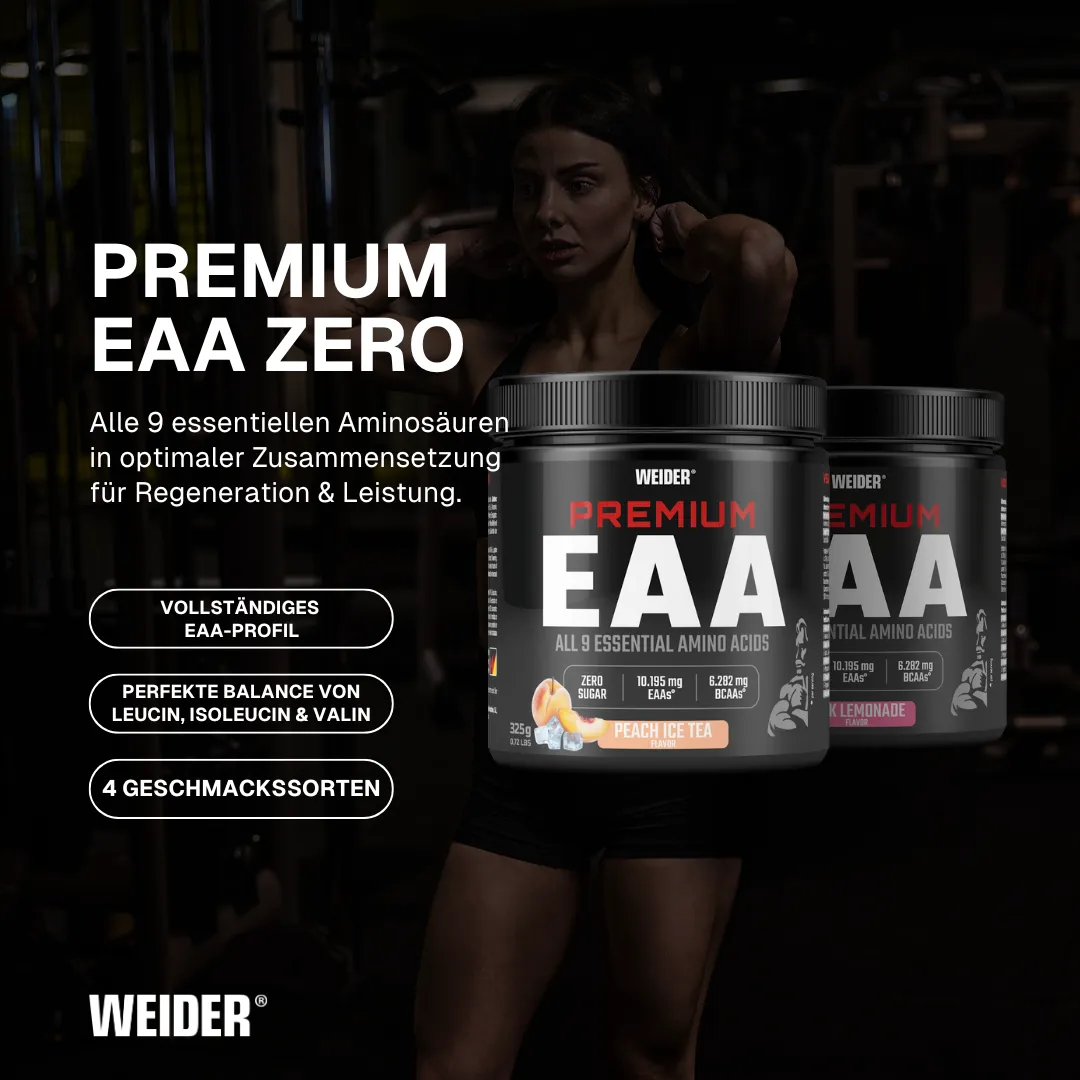 Weider Premium EAA poudre 325 g Peach Ice Tea vegan