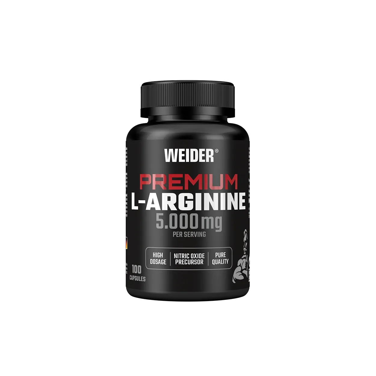 Weider L-Arginine Caps capsules 100 unités 5000 mg par portion